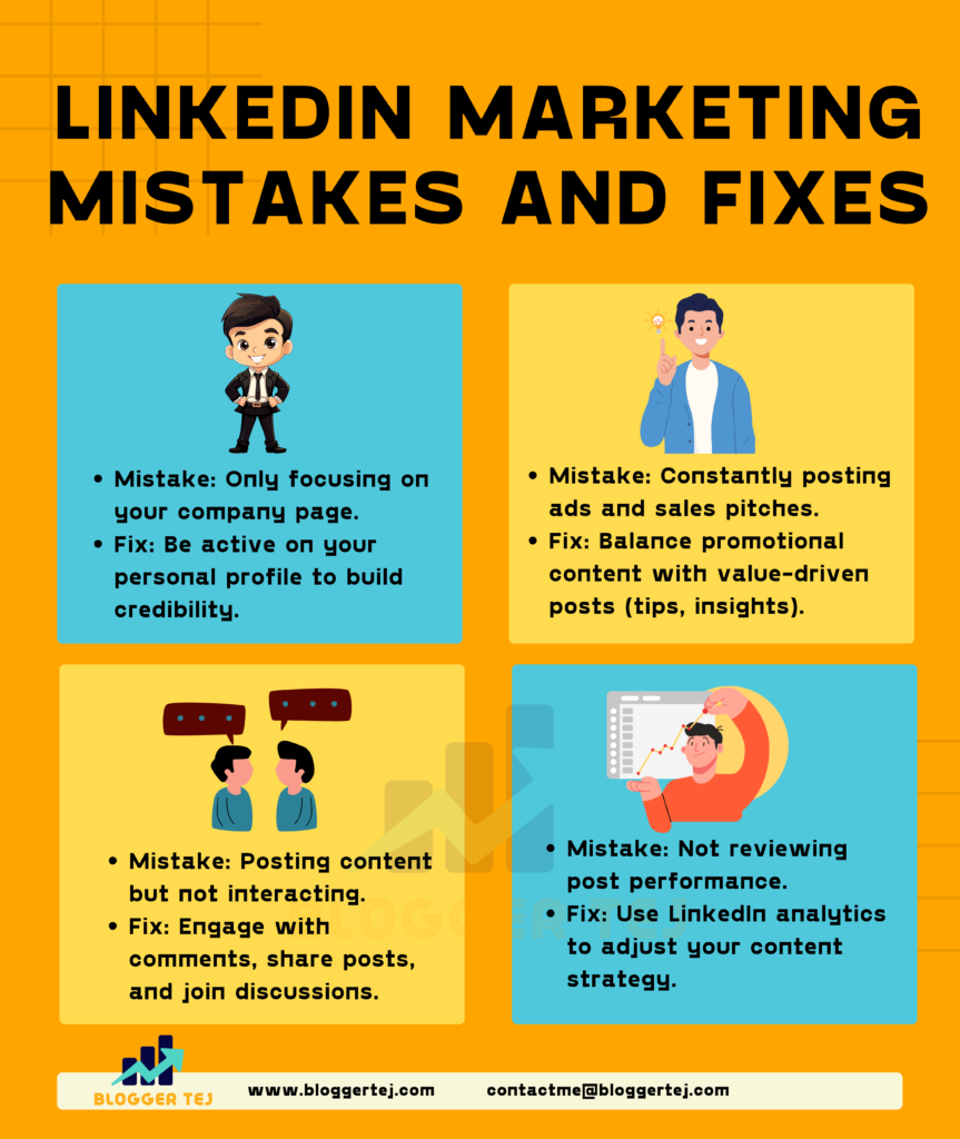 Linkedin Social Media Marketing Mistakes and Fixes | Digital Marketing Mistakes & Fixes